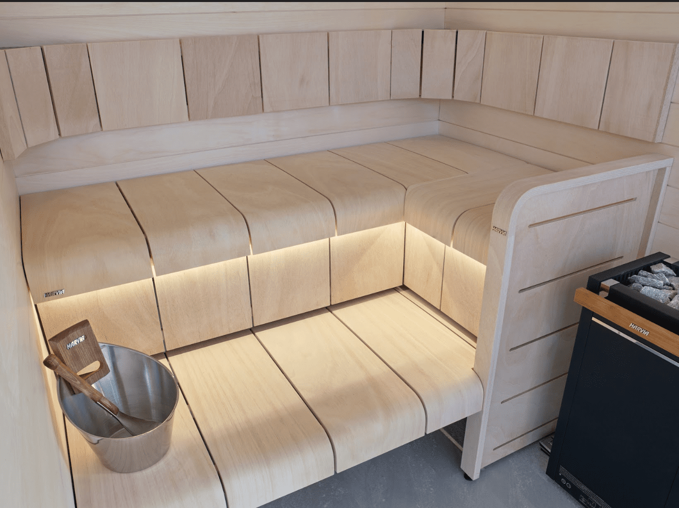 installing an outdoor sauna