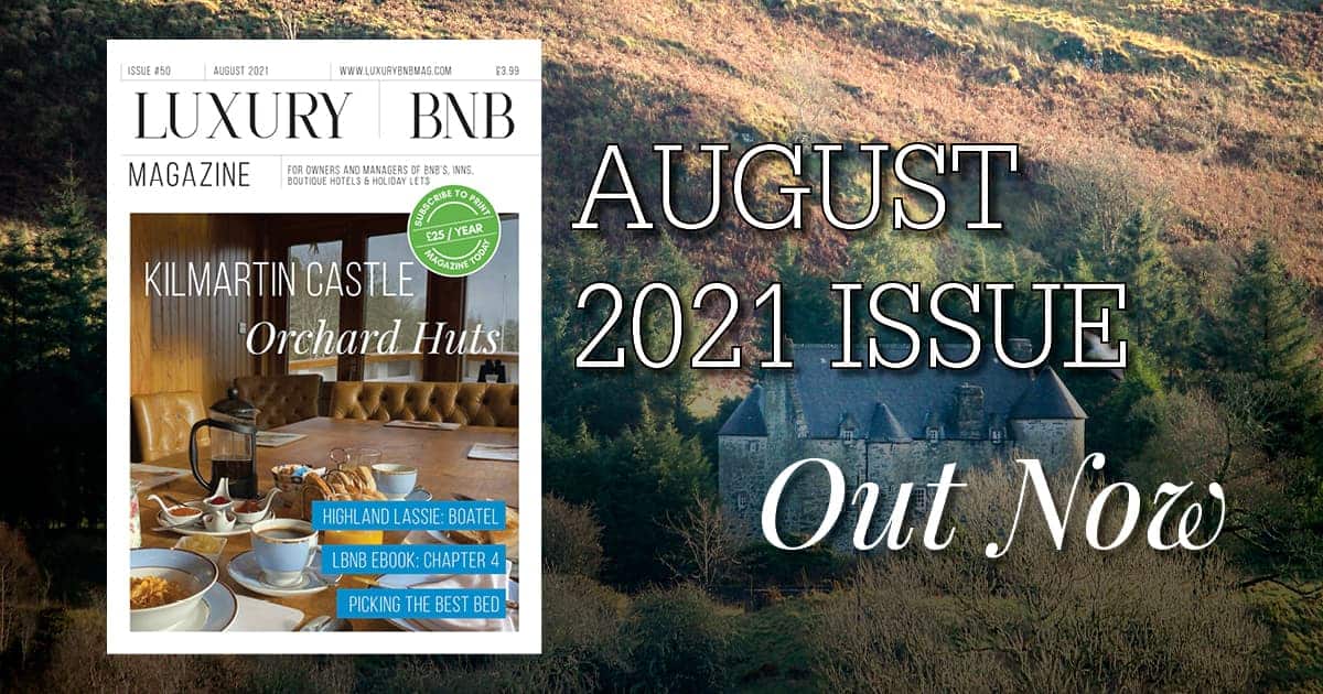 luxury bnb magazine august 2021
