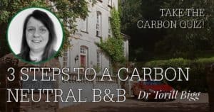 3 steps for a carbon neutral B&B