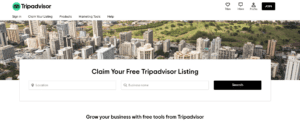 Tripadvisor Claim your listing