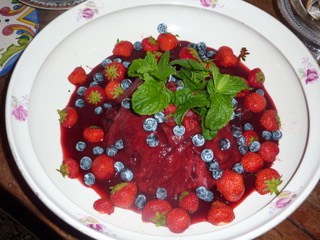 Summer Pudding with Cassis