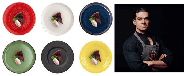The power of colour: celebrity chef Jozef Youssef conducts a survey exclusively for Ambiente. Photos: Kitchen Theory.